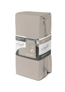 Prześcieradło jersey z gumką soft 180x200 szare na materac 25 cm - Prześcieradła - miniaturka - grafika 1