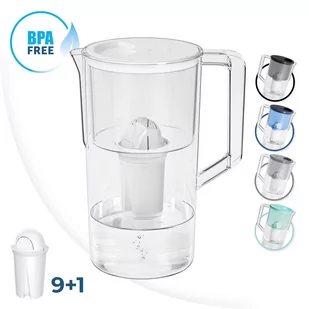 Wessper Aquaclassic Dzbanek Filtrujący Wodę 2,5L Biały + 9X Filtr Wody - Dzbanki filtrujące - miniaturka - grafika 1
