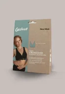 Biustonosze ciążowe - Carriwell Biustonosz do karmienia z bawełny organicznej z koronką, czarny, S - miniaturka - grafika 1