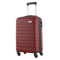 Walizki - Walizka podróżna na kółkach bagaż torba 80l Semi Line bordowa - miniaturka - grafika 1