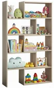 Półki i regały dla dzieci - Komorowy regał na zabawki dąb sonoma N8-K27 - miniaturka - grafika 1