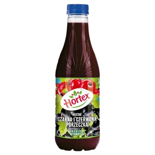 Hortex Nektar czarna i czerwona porzeczka 1 l - Soki i napoje niegazowane - miniaturka - grafika 1