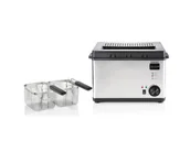 Frytkownice - SILVERCREST KITCHEN TOOLS Frytkownica ze stali szlachetnej, 2000 W - miniaturka - grafika 1