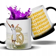 Kubki - Kubek Magiczny Czarny BELLINGHAM Piłkarze Pilka Nożna Na Prezent Wzory - miniaturka - grafika 1