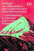 Czasopisma - Beiträge zur allgemeinen und vergleichenden Sprachwissenschaft. Band 10 / Contributions to General and Comparative Linguistics - praca zbiorowa - miniaturka - grafika 1
