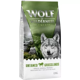 Wolf of Wilderness "Untamed Grasslands", konina - bez zbóż - 12 kg - Sucha karma dla psów - miniaturka - grafika 1