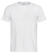 Koszulki męskie - Jasny Szary Bawełniany T-Shirt Męski Bez Nadruku -STEDMAN- Koszulka, Krótki Rękaw, Basic, U-neck - Stedman - miniaturka - grafika 1