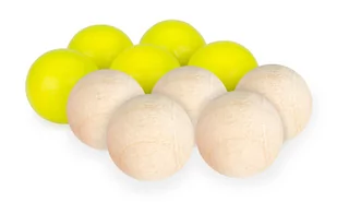 Get & Go Kule drewniane do gry petanque Get Go x10 - Inne gry towarzyskie - miniaturka - grafika 1