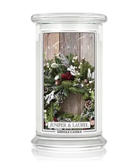 Świece - Kringle Candle Daylight Kringle Juniper & Laurel świeca zapachowa 623 g - grafika 1