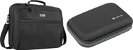 Torby na laptopy - Torba Natec Torba Natec BOXER LITE do laptopów 15,6" Czarna NTO-2054 + Etui na dysk twardy Krill 2 Czarne NET-2053 - miniaturka - grafika 1
