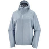 Kurtki i kamizelki sportowe damskie - Kurtka damska Salomon Bonatti Waterproof Jacket W Rozmiar: L / Kolor: jasnoniebieski - miniaturka - grafika 1