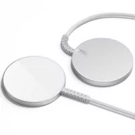 Ładowarki do telefonów - Ładowarka indukcyjna ESR Halolock Mini Magnetic MagSafe Wireless Charger dla iPhone z MagSafe, srebrna - miniaturka - grafika 1