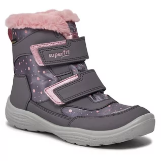 Buty dla dziewczynek - Śniegowce Superfit GORE-TEX 1-009091-8500 S Purplec/Rose - grafika 1