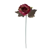 Sztuczne kwiaty - Róża z brokatem 50 cm mix kolorów - miniaturka - grafika 1