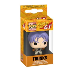 Funko POP! Brelok do kluczy: DBGT - Trunks - Dragon Ball Novelty Keyring - kolekcjonerska mini figurka - wypełniacz do pończoch - pomysł na prezent - oficjalny towar - fani anime - dekoracja plecaka - Plecaki - miniaturka - grafika 1