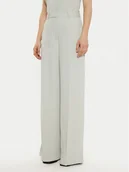 Spodnie damskie - Calvin Klein Spodnie palazzo K20K207876 Szary Wide Leg - miniaturka - grafika 1