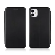 Etui i futerały do telefonów - Etui Book Magnetic iPhone 11 czarny / black - miniaturka - grafika 1