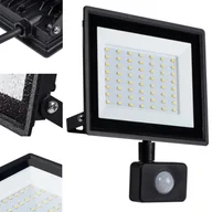 Lampy ogrodowe - KANLUX Naświetlacz LED GRUN Z Czujnikiem 50W IP44 - miniaturka - grafika 1