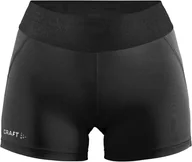 Spodnie sportowe damskie - CRAFT Core Essence Krótkie spodenki Kobiety, black XS 2021 Legginsy do biegania 1908773-999000-3 - miniaturka - grafika 1