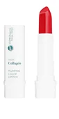 Szminki - Bell Hypoallergenic Vegan Collagen Plumping Color Lipstick 04 Fire, 4g - miniaturka - grafika 1