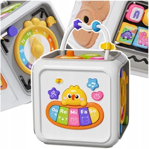 KREATYWNA KOSTKA AKTYWNOŚCI ROZWOJOWA EDUKACYJNA GRA ZĘBATKI 6W1 INTERAKTYW - Klocki KREATYWNA KOSTKA AKTYWNOŚCI ROZWOJOWA EDUKACYJNA GRA ZĘBATKI 6W1 INTERAKTYW - Klocki - miniaturka - grafika 1