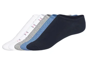 LIVERGY® Skarpetki stopki męskie z bawełną organiczną, 5 par (Szary/niebieski/biały, 39-42) - Skarpetki męskie LIVERGY® Skarpetki stopki męskie z bawełną organiczną, 5 par (Szary/niebieski/biały, 39-42) - Skarpetki męskie - miniaturka - grafika 1