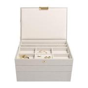 Pudełka i szkatułki - Stackers Pudełko na biżuterię potrójne classic Stackers Croc putty 74370 - miniaturka - grafika 1