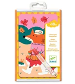 Kolorowanki, wyklejanki - Wodne kolorowanki Djeco - 4 pory roku 18 miesięcy+ - miniaturka - grafika 1