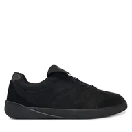 Sneakersy męskie - Sneakersy HUGO Riven 50536279 Czarny - miniaturka - grafika 1