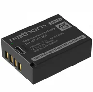 Akumulatory do aparatów dedykowane - Mathorn MB-131 1100mAh USB-C do NP-W126S - miniaturka - grafika 1