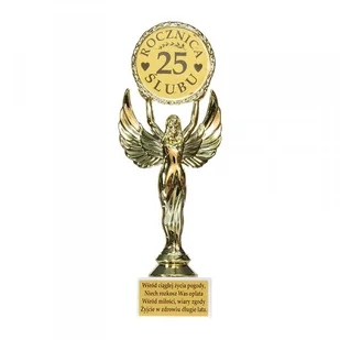 Statuetka Victoria 25 rocznica ślubu - Figurki dekoracyjne - miniaturka - grafika 1