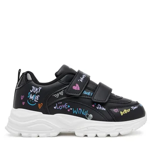 Sneakersy DeeZee CEO-AVO-19627-002 Czarny - Buty dla dziewczynek - miniaturka - grafika 1