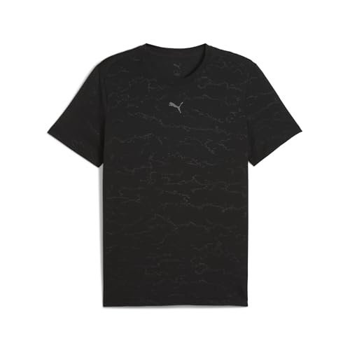 M CLOUDSPUN Tłoczona koszulka PUMA czarna