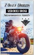 Kartki okolicznościowe i zaproszenia - Kartka urodzinowa dla motocyklisty A1003B - miniaturka - grafika 1