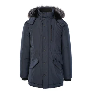 Męska Kurtka ocieplana GUESS REAL DOWN PARKA M3BL20WFOW2-G7V2 – Granatowy - Kurtki męskie - miniaturka - grafika 1