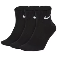 Skarpetki damskie - Nike, Skarpety męskie, 3-pack, Everyday Lightweight Ankle SX7677 010, czarny, rozmiar 42/46 - miniaturka - grafika 1