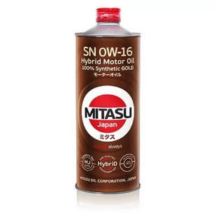 MITASU GOLD HYBRID SN 0W-16 - MJ-106 - 1L - Oleje silnikowe - miniaturka - grafika 1