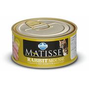 Mokra karma dla kotów - Matisse Farmina Mousse Premium z królikiem 85gr - miniaturka - grafika 1