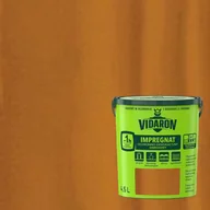 Farby i impregnaty do drewna - Vidaron Impregnat ogrodowy teak 4,5 l - miniaturka - grafika 1
