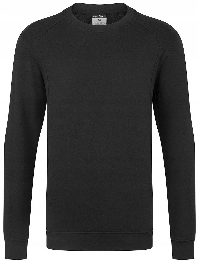 Koszulka t-shirt z bawełny długi rękaw Portwest CD813 BKR r. M