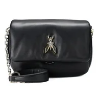 Torebki damskie - Patrizia Pepe Fly Puffy Torba na ramię Skórzany 21 cm szary - miniaturka - grafika 1