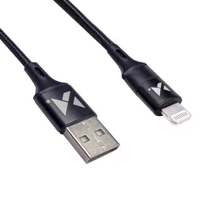 Wozinsky kabel przewód USB - Lightning 2,4A 1m czarny WUC-L1B - Kable USB - miniaturka - grafika 3