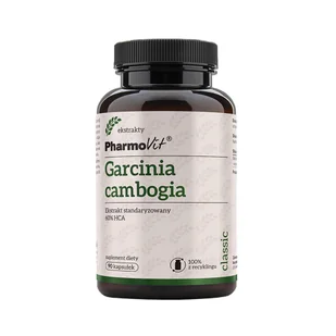 Pharmovit Garcinia Cambogia 90 kapsułek 60 % HCA - Odchudzanie i oczyszczanie - miniaturka - grafika 1