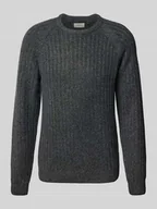Swetry męskie - Sweter z dzianiny z okrągłym dekoltem model ‘DEXTER’ - miniaturka - grafika 1
