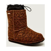 Buty dla dziewczynek - EMU Australia Śniegowce Brumby Beat | wełna | zamsz - miniaturka - grafika 1