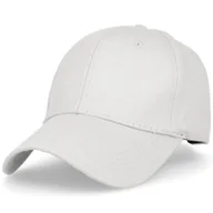 Czapki i chusty sportowe męskie - Czapka Bejsbolowa Biała Unisex Z Regulacją - miniaturka - grafika 1