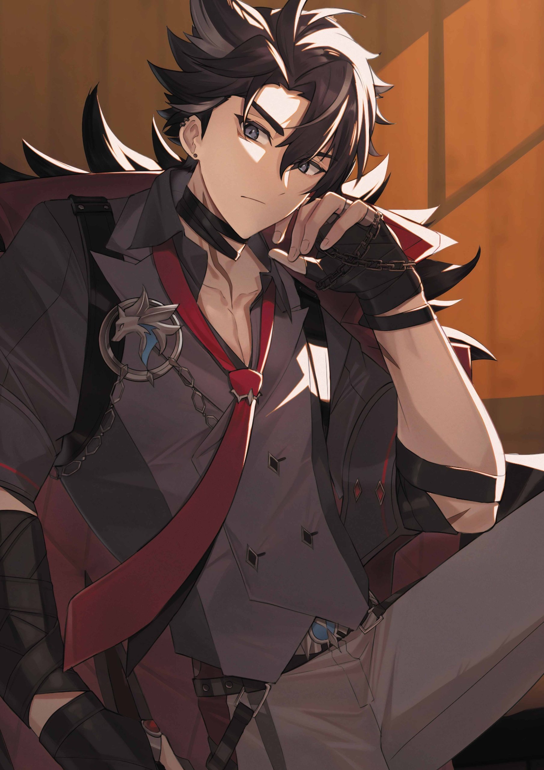 Plakat A1 Genshin Impact Anime Gra Wriothesley