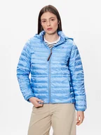 Kurtki damskie - Tommy Hilfiger Kurtka puchowa WW0WW37264 Błękitny Regular Fit - miniaturka - grafika 1