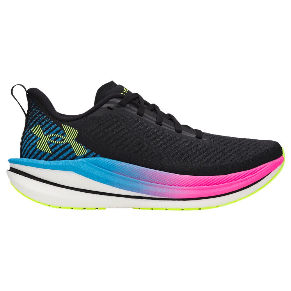 Damskie buty do biegania Under Armour Velociti SPD Black/Capri/High Vis Yellow US 7