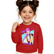 Bluzy dla dziewczynek - BLUZA DZIECIĘCA HUNTRIX RUMI KPOP 122-128 BAWEŁNIANA JAKOŚĆ - miniaturka - grafika 1